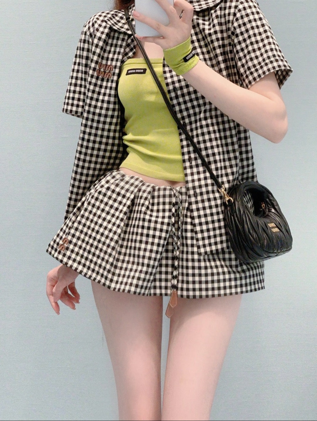 Miu 25ss buttons shirt