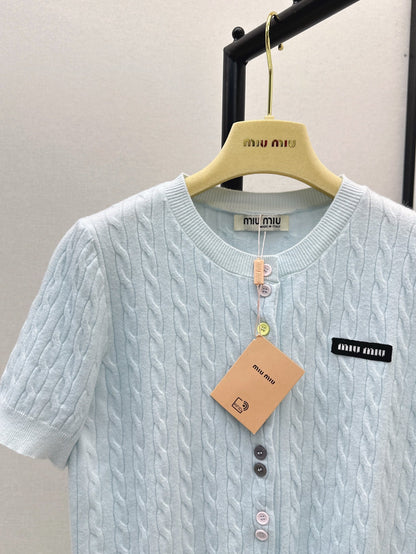 Miu 25ss knit cardigan