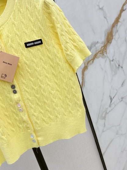 Miu 25ss knit cardigan