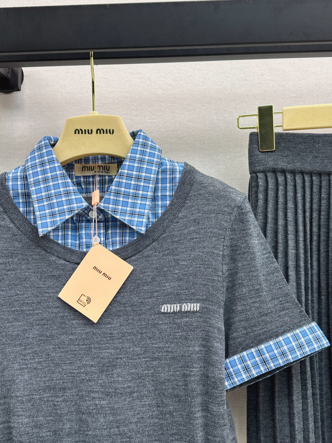 Miu 25ss knit suit