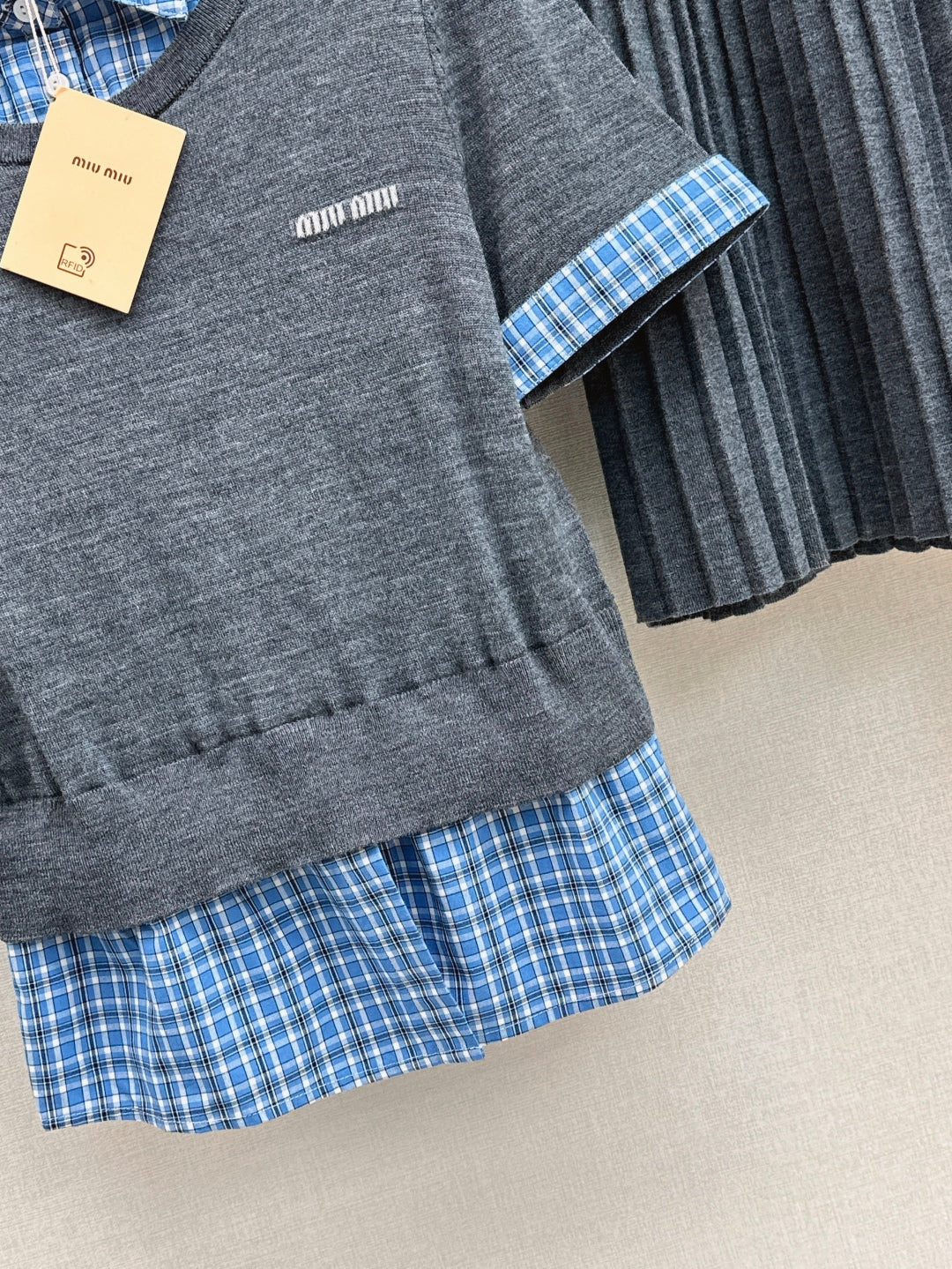 Miu 25ss knit suit