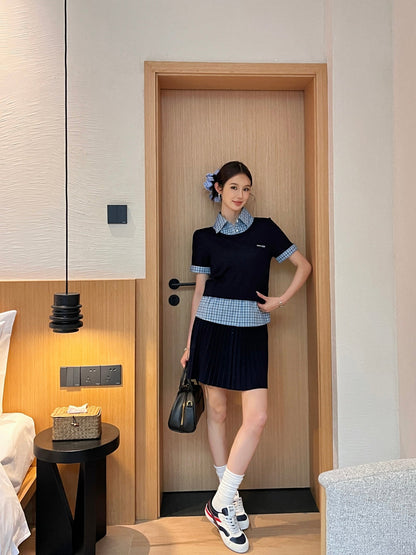 Miu 25ss knit suit