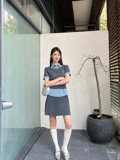 Miu 25ss knit suit