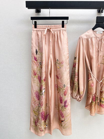 Zimm 25ss silk pants