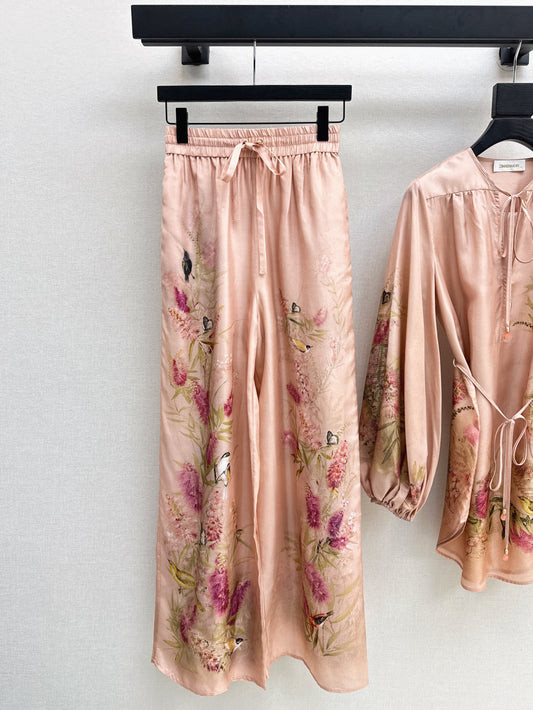 Zimm 25ss silk pants