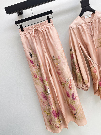 Zimm 25ss silk pants