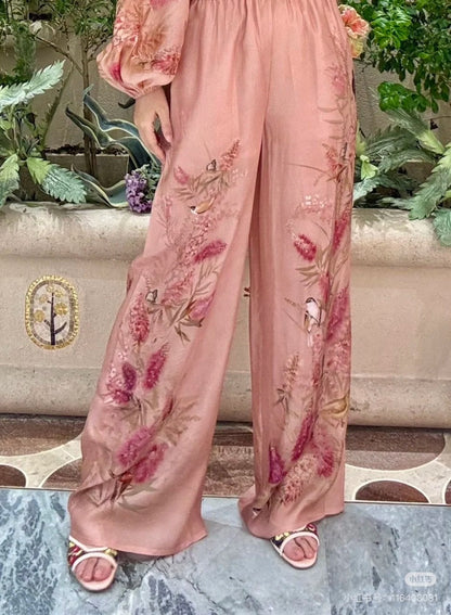 Zimm 25ss silk pants