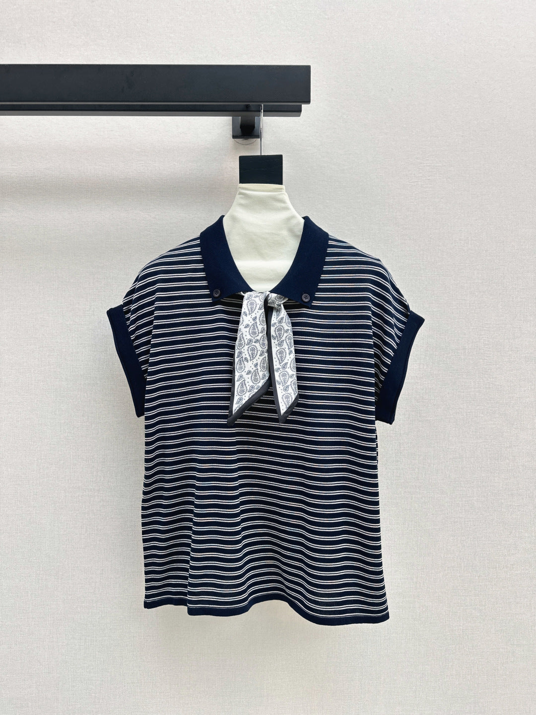 Miu 25ss knit polo shirt