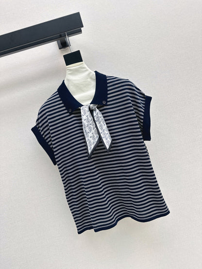 Miu 25ss knit polo shirt