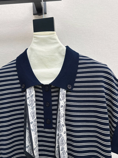 Miu 25ss knit polo shirt