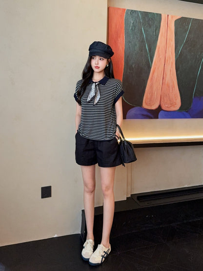 Miu 25ss knit polo shirt