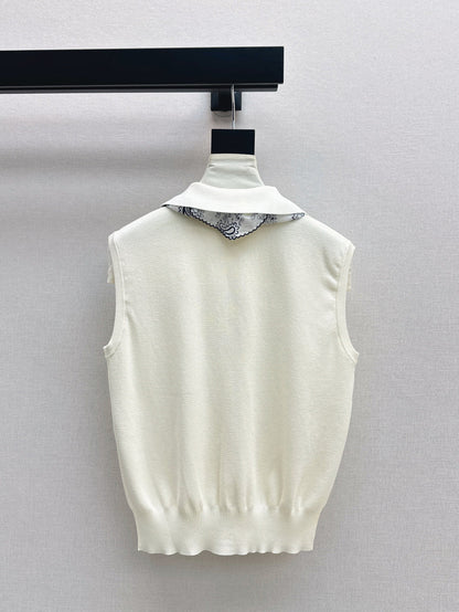 Miu 25ss scarf vest