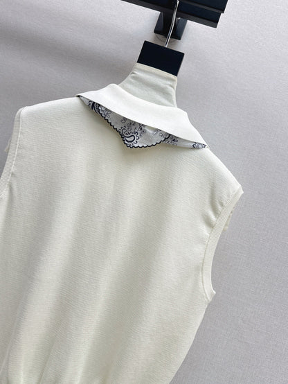 Miu 25ss scarf vest