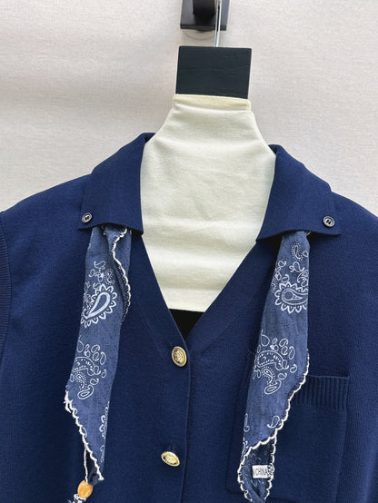 Miu 25ss scarf vest