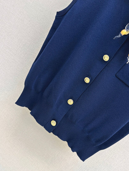 Miu 25ss scarf vest