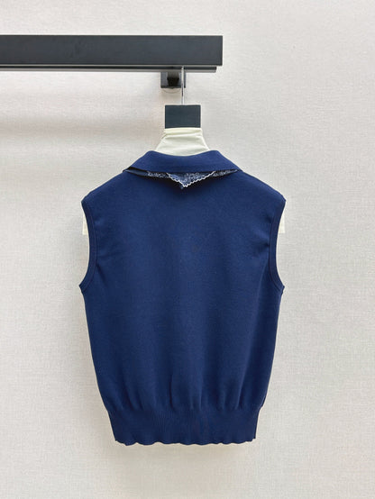 Miu 25ss scarf vest