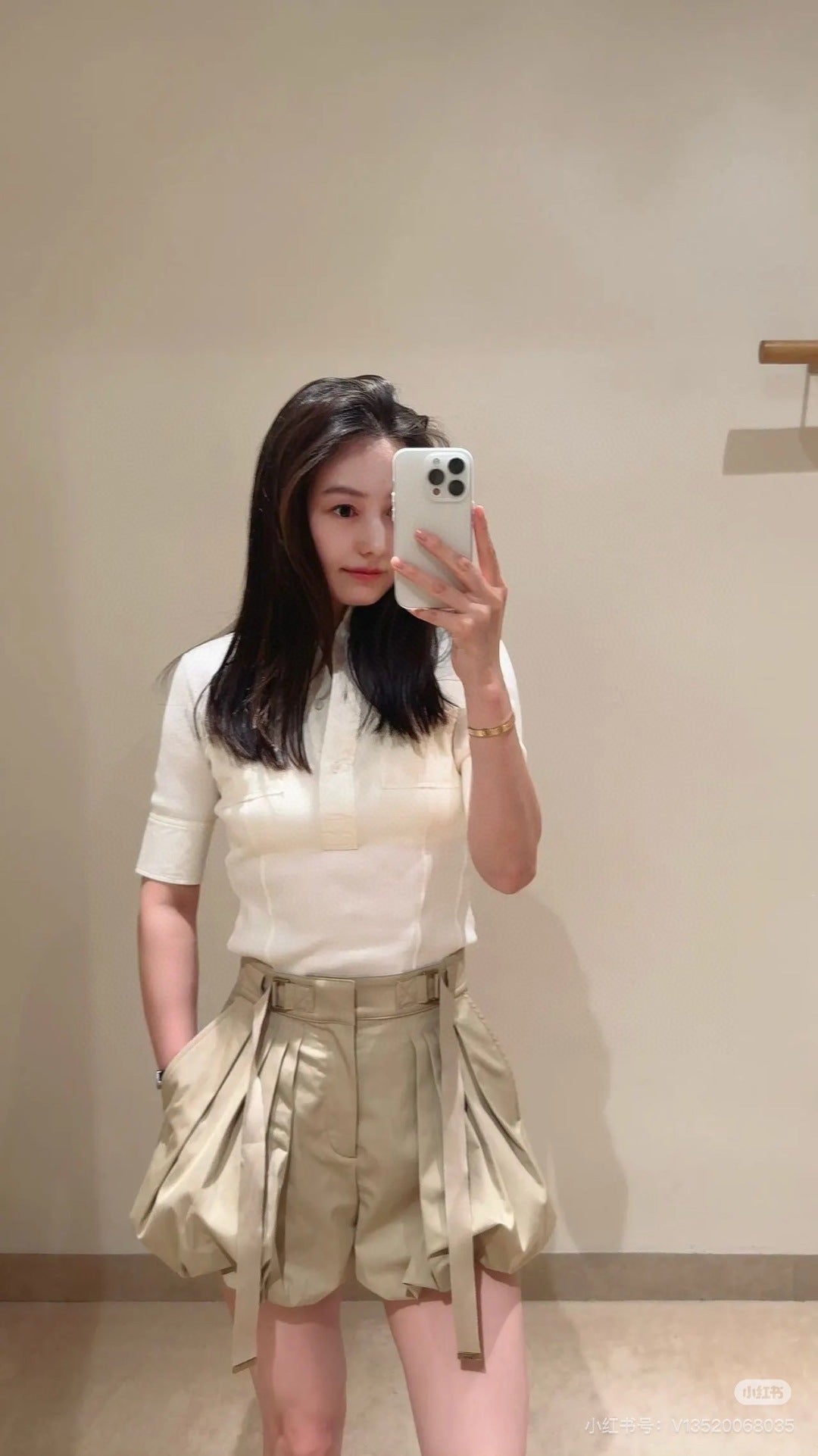 Cho 25ss ruffle short