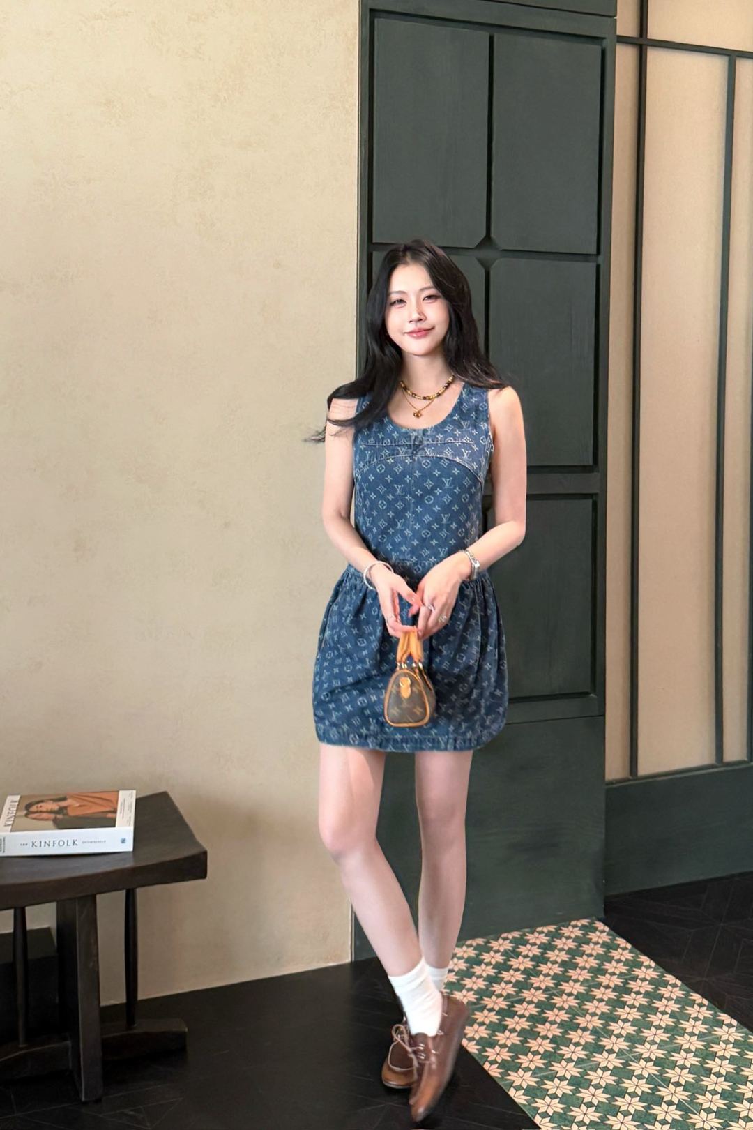 Louis 25ss denim dress