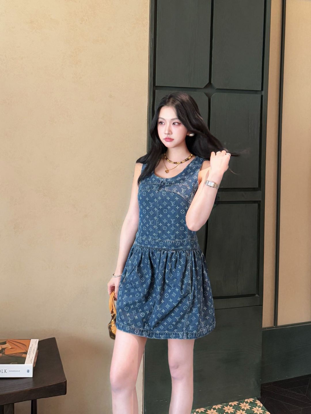 Louis 25ss denim dress