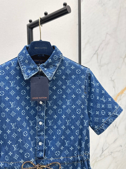 Louis 25ss denim dress