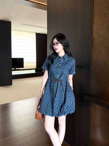 Louis 25ss denim dress