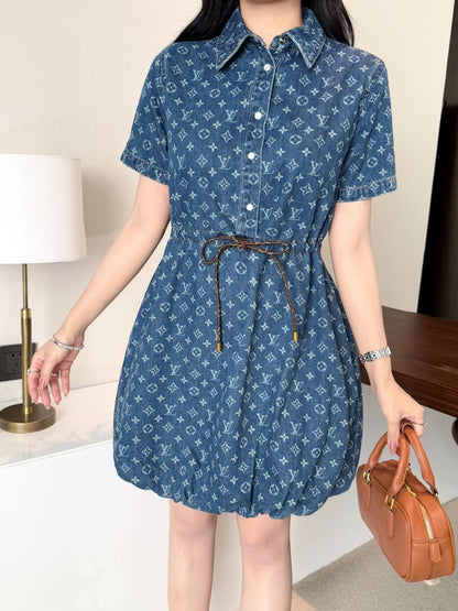 Louis 25ss denim dress