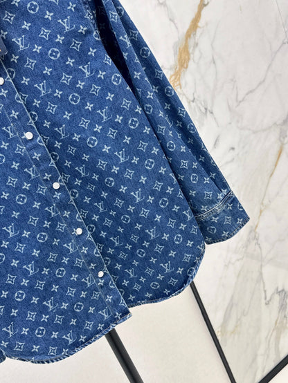 Louis 25ss denim shirt