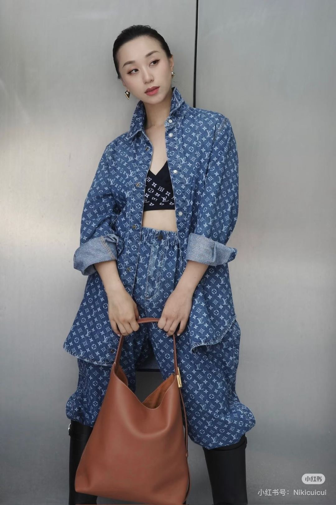 Louis 25ss denim shirt