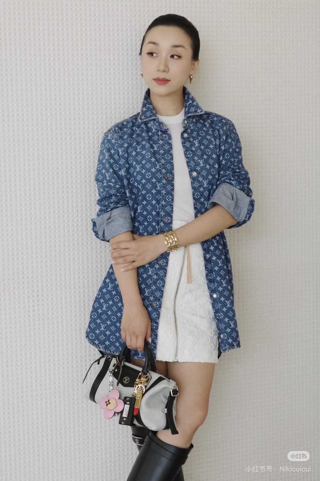Louis 25ss denim shirt