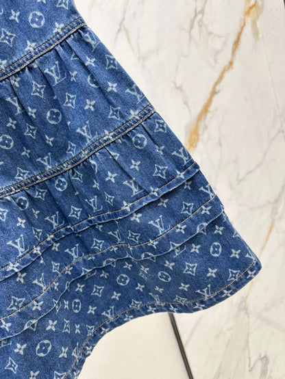 Louis 25ss denim skirt