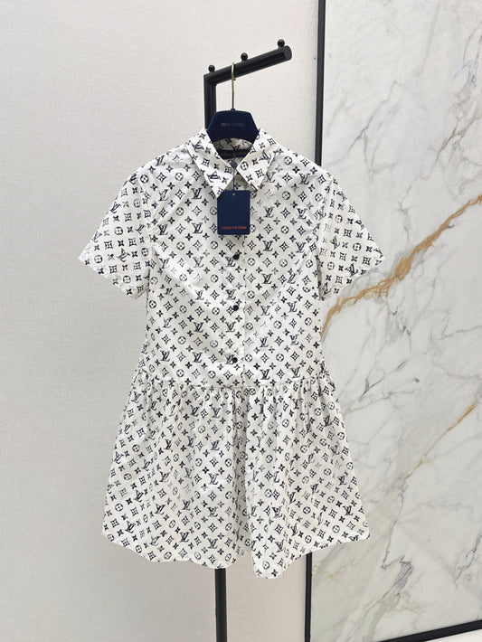 Louis 25fw print dress