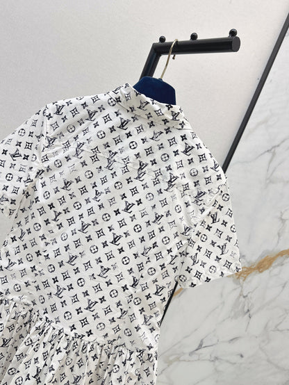 Louis 25fw print dress