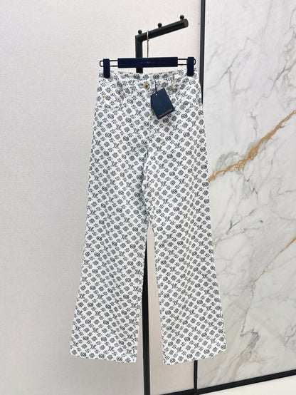 Louis 25fw jacquard jeans