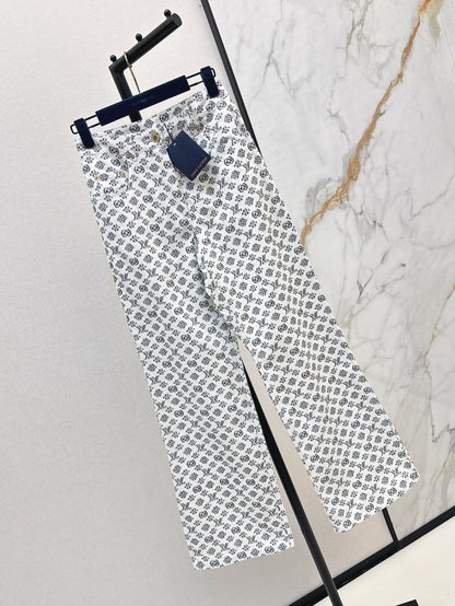 Louis 25fw jacquard jeans