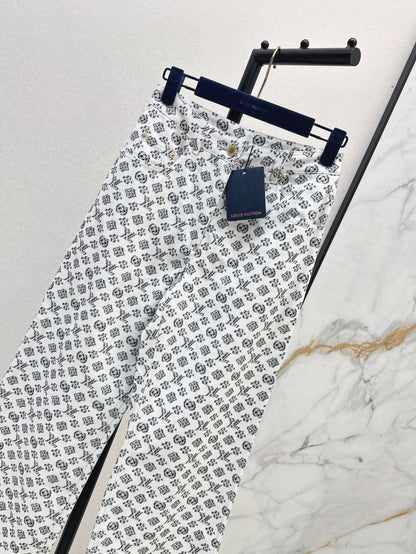 Louis 25fw jacquard jeans
