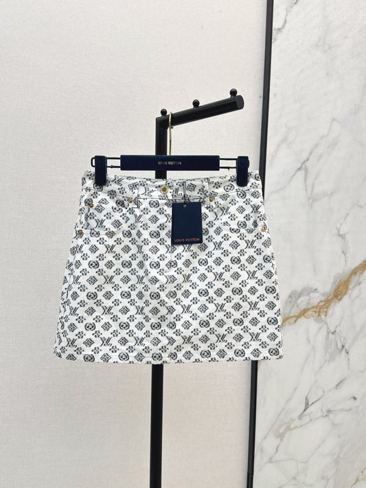 Louis 25fw jacquard skirt