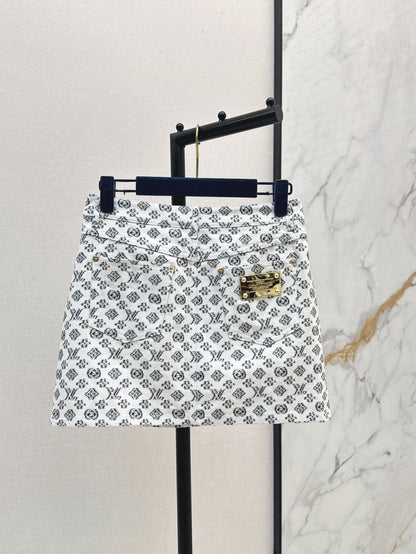 Louis 25fw jacquard skirt