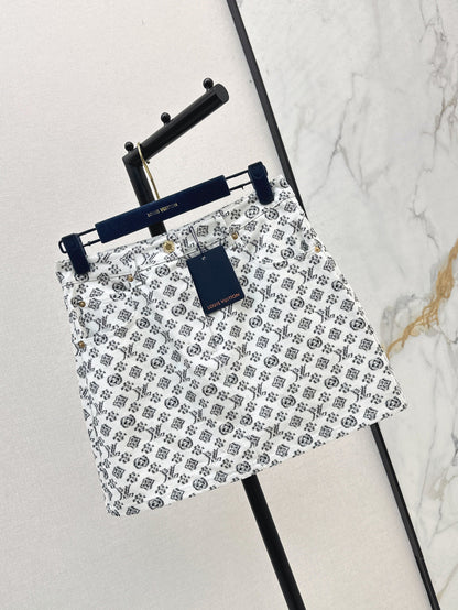 Louis 25fw jacquard skirt