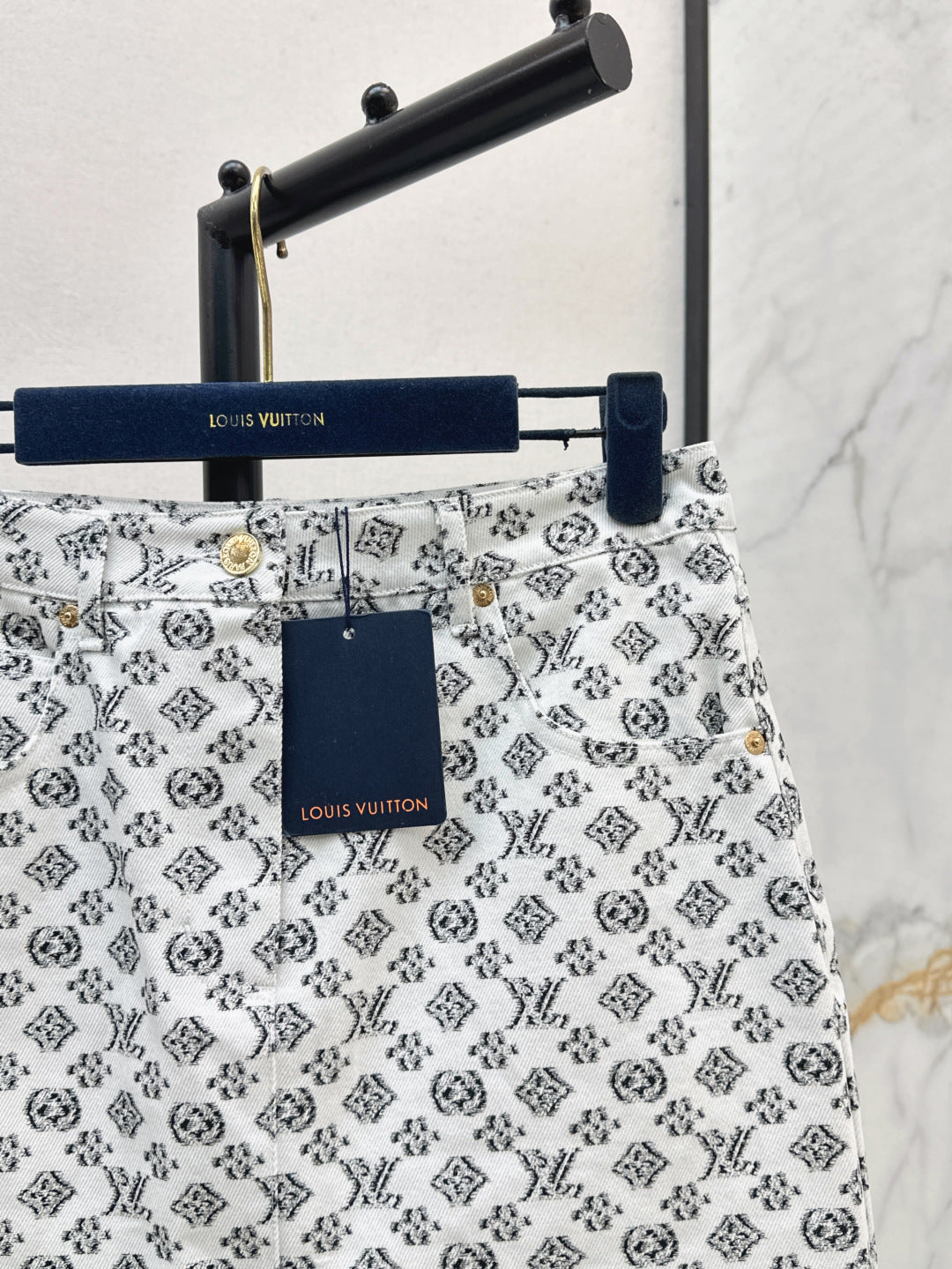 Louis 25fw jacquard skirt