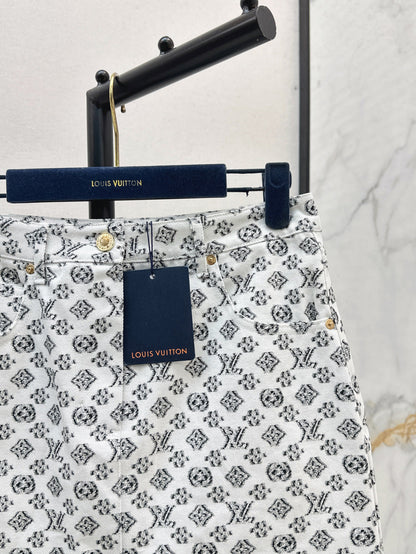 Louis 25fw jacquard skirt
