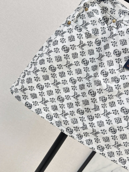 Louis 25fw jacquard skirt