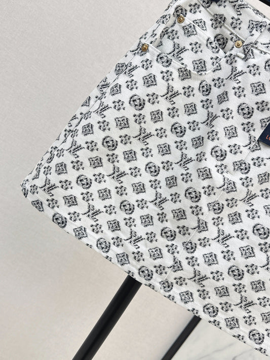 Louis 25fw jacquard skirt