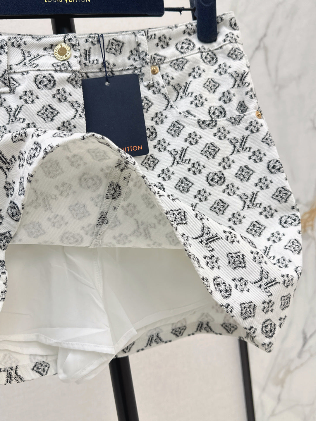 Louis 25fw jacquard skirt