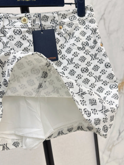 Louis 25fw jacquard skirt
