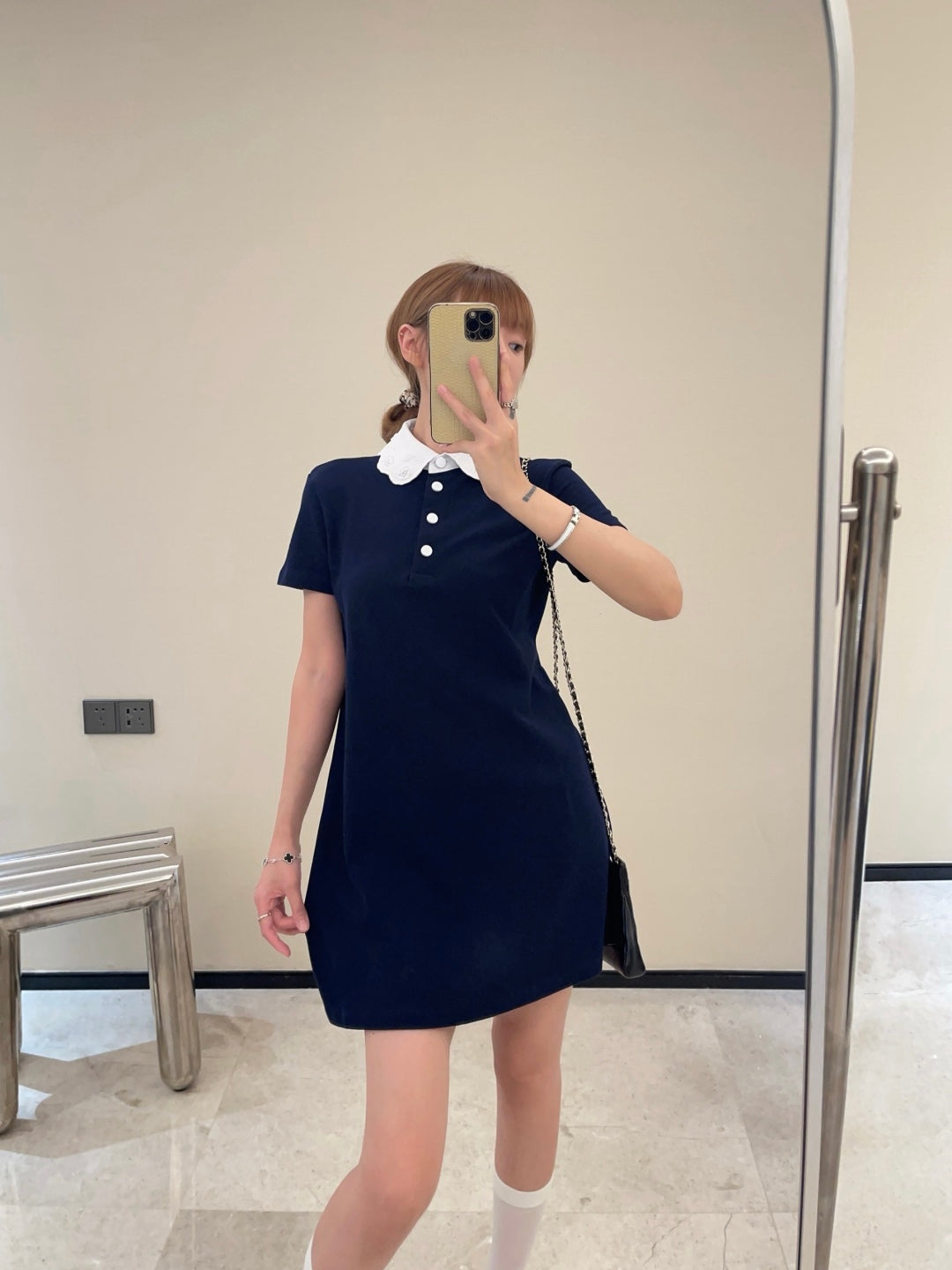 Valen 25ss embroidered dress