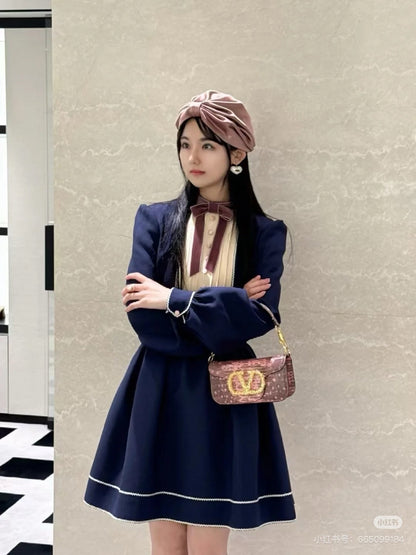 Valen 25fw embroidered dress