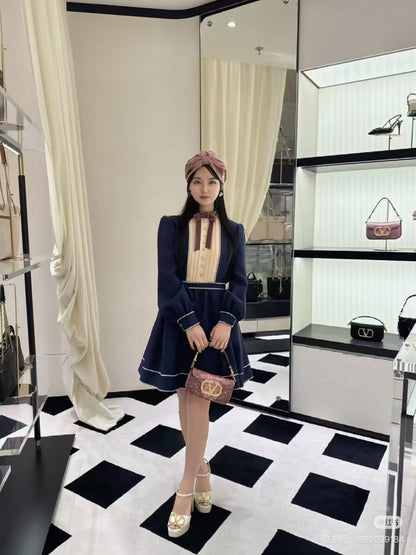 Valen 25fw embroidered dress