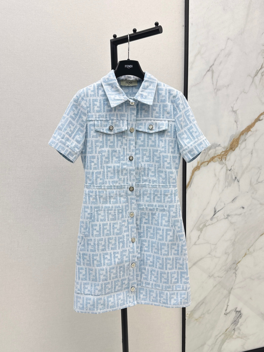 Fend 25fw jacquard dress