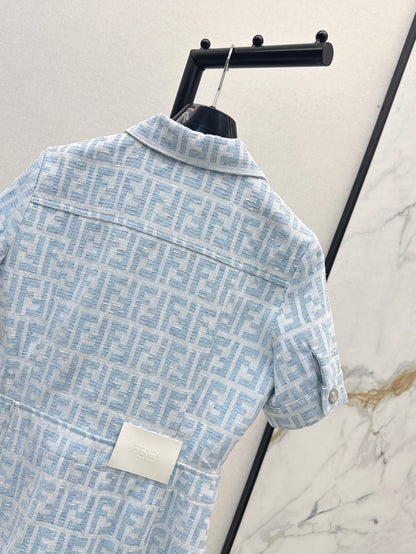 Fend 25fw jacquard dress