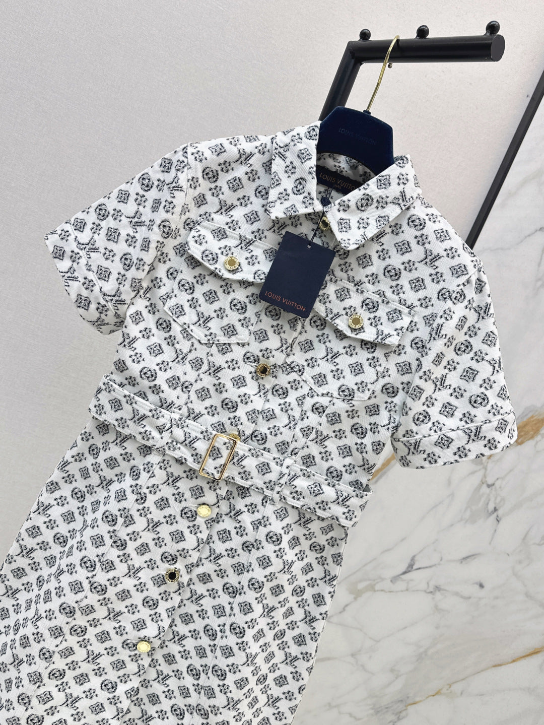 Louis 25fw jacquard dress